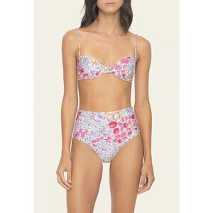 Agua by Agua Bendita Magenta Capullo Bikini Set XL